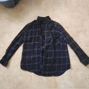 BDG Blue & Green Flannel